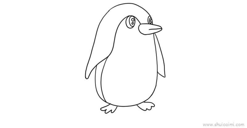 企鹅儿童画怎么画 企鹅简笔画简单