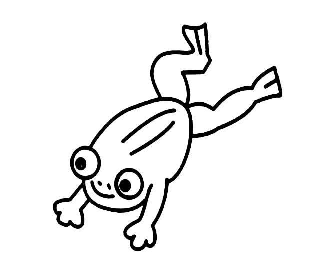 青蛙简笔画 儿童画青蛙简笔画
