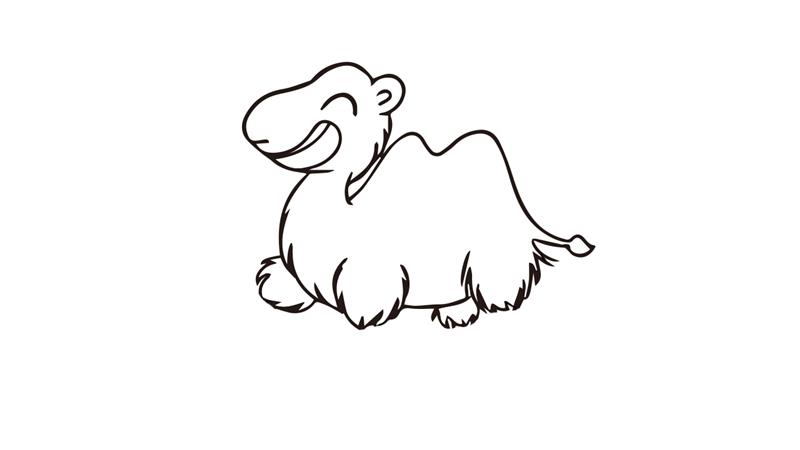 骆驼简笔画怎么画 骆驼简笔画步骤