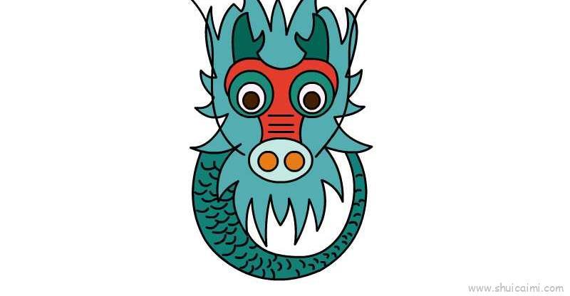 简易龙儿童画怎么画 简易龙简笔画顺序