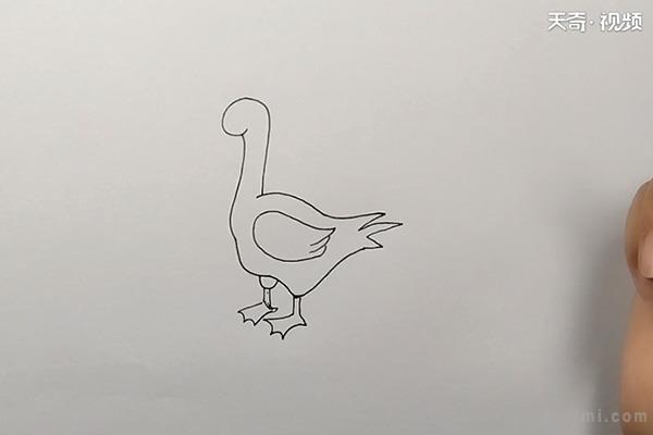 鸭简笔画怎么画 鸭简笔画图片大全