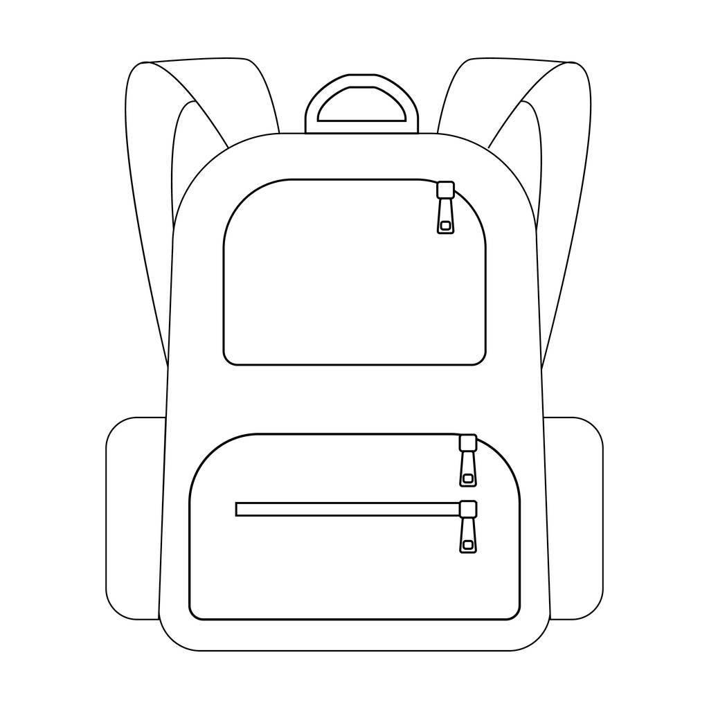 书包的简笔画 怎么画书包的简笔画