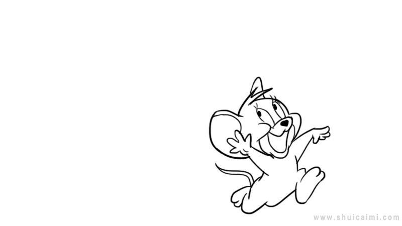 猫和老鼠简笔画怎么画 猫和老鼠简笔画图片大全