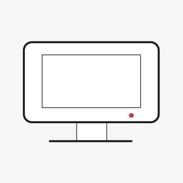 电视简笔画 电视简笔画图片