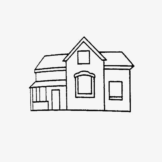楼房的简笔画图片大全 楼房的简笔画图片大全彩色