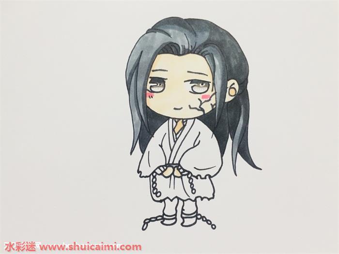 魔道祖师温宁怎么画 魔道祖师温宁简笔画漂亮卡通