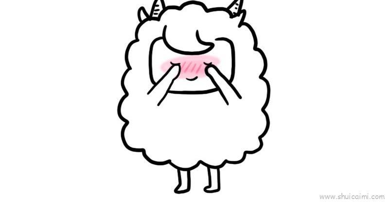 害羞儿童画怎么画 害羞简笔画画法