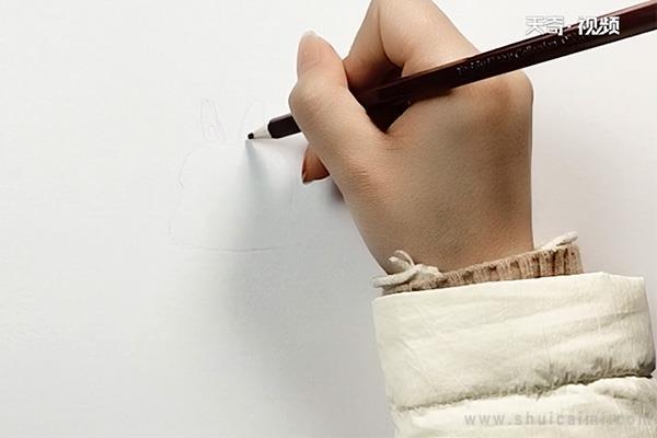 白兔简笔画怎么画 白兔简笔画画法