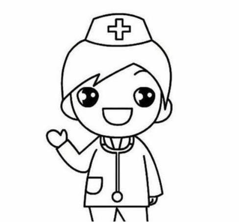 医生简笔画 医生简笔画简单又漂亮