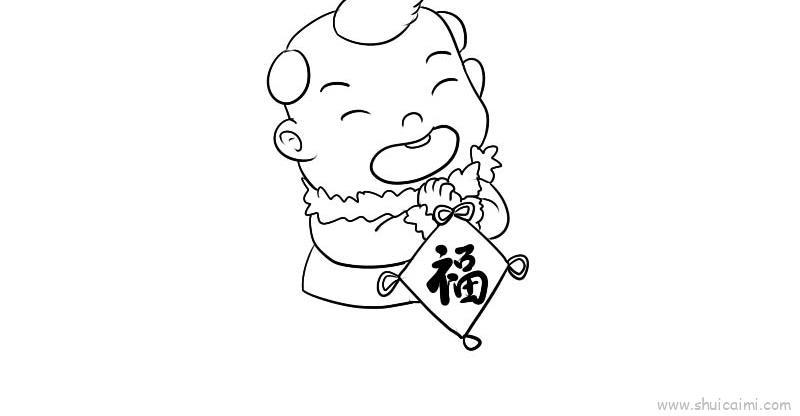 过年儿童画怎么画 过年简笔画简单又好看