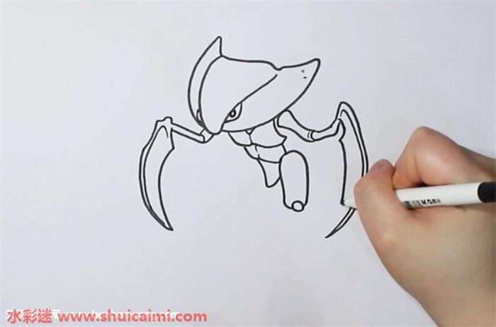 镰刀盔怎么画 镰刀盔简笔画图片