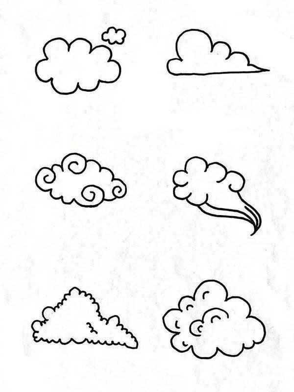 天空简笔画图片大全 天空简笔画图片大全彩色卡通图片
