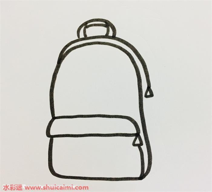 书包怎么画 书包简笔画步骤图