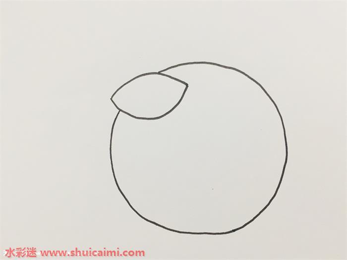 橘子怎么画 橘子简笔画简单彩色