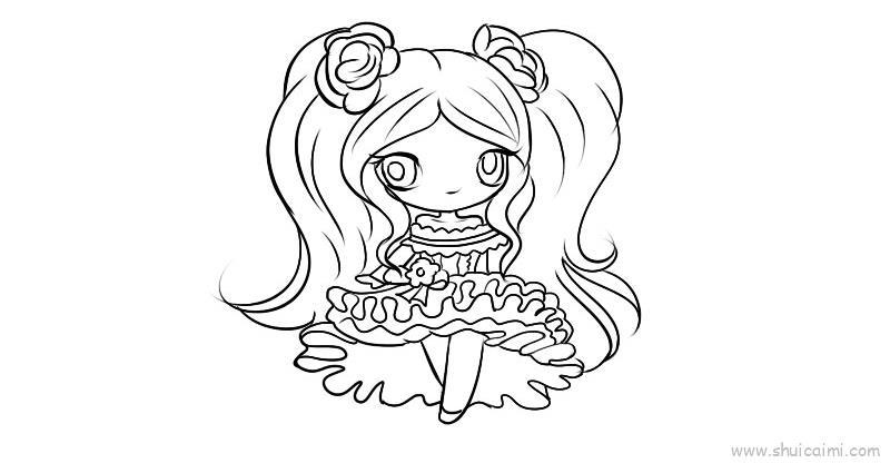 7个叶罗丽仙子莫纱儿童画怎么画 7个叶罗丽仙子莫纱简笔画好看