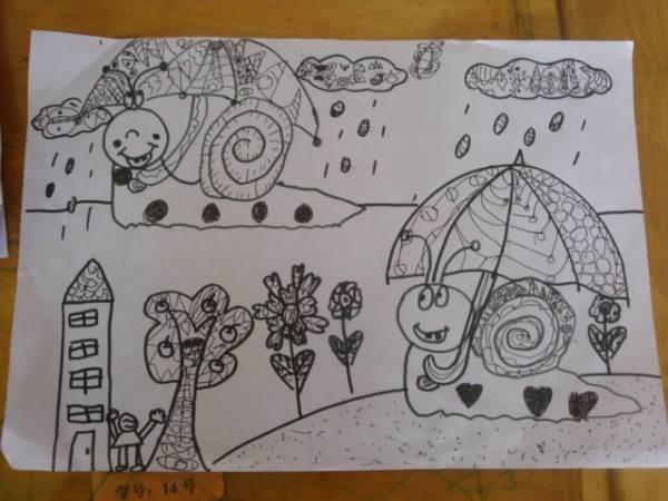 儿童线条简笔画 儿童线条简笔画彩色