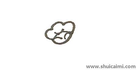 蓝莓儿童简笔画