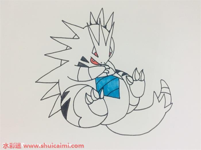 班吉拉怎么画 班吉拉简笔画画法