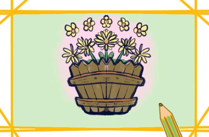 雏菊简笔画 雏菊简笔画大全