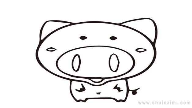 猪头简笔画怎么画 猪头简笔画画法
