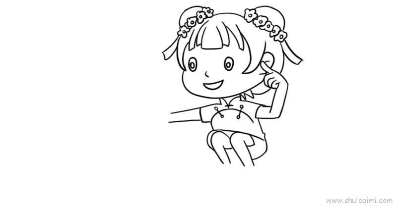 新春放鞭炮儿童画怎么画 新春放鞭炮简笔画简单