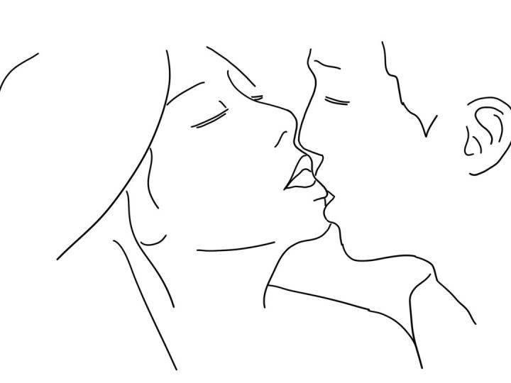 吻的简笔画图片大全 吻的简笔画怎么画
