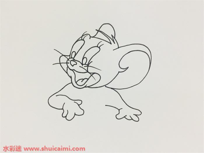 杰瑞怎么画 杰瑞简笔画彩色