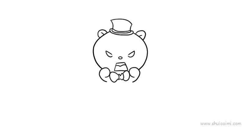 生气表情儿童画怎么画 生气表情简笔画好看