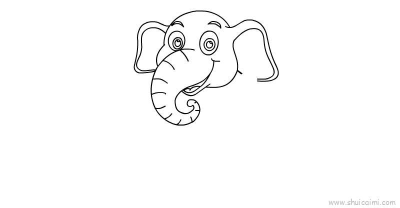 大象儿童画怎么画 大象简笔画简单又好看