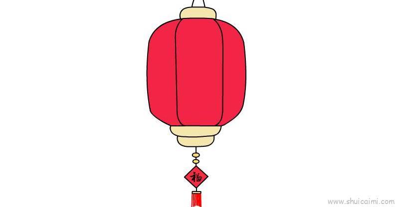 红灯笼儿童画怎么画 红灯笼简笔画图片