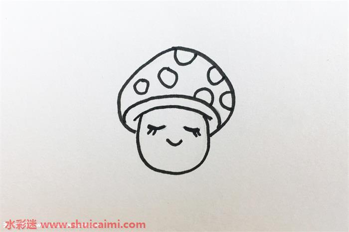 蘑菇头怎么画 蘑菇头简笔画画法