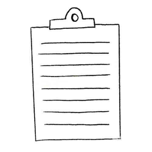 笔记本简笔画 笔记本简笔画彩色