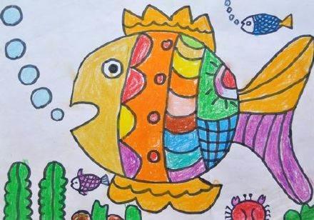 鱼的简笔画图片大全 鱼的简笔画图片大全彩色可爱
