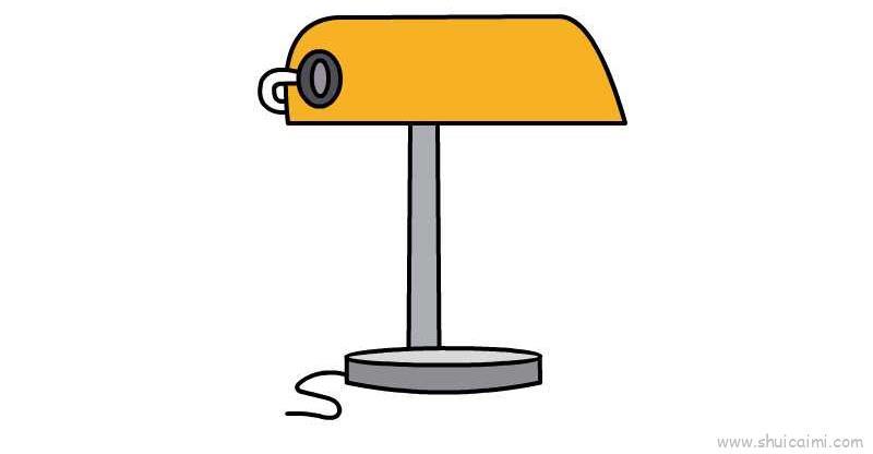 台灯儿童画怎么画 台灯简笔画画法