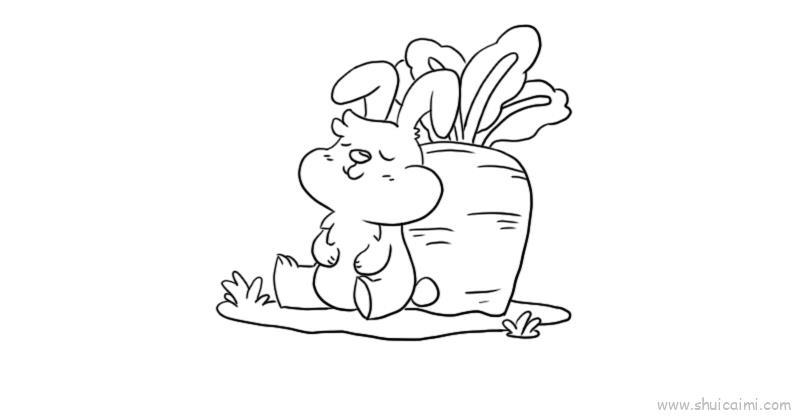 小兔子儿童画怎么画 小兔子简笔画步骤