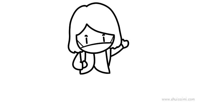 抗击新型肺炎儿童画怎么画 抗击新型肺炎简笔画画法