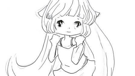 可爱的卡通人物简笔画 可爱的卡通人物简笔画图片大全