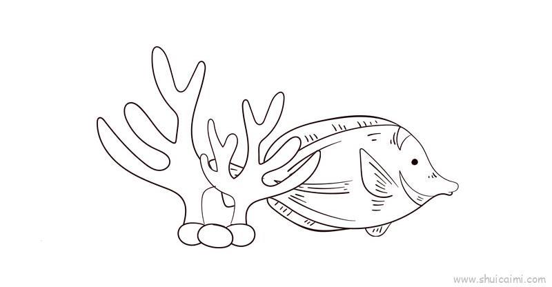 海底生物儿童画怎么画 海底生物简笔画顺序