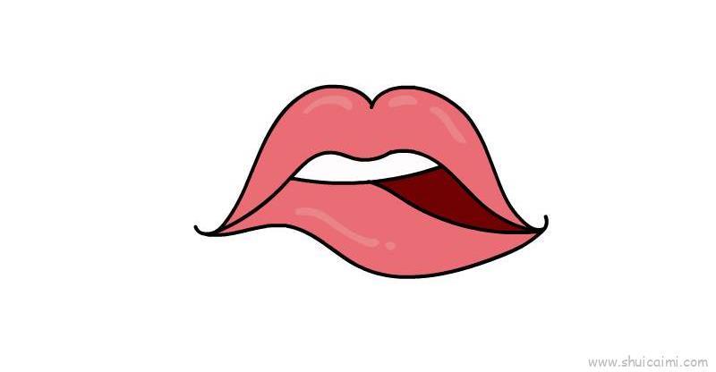 嘴巴儿童画怎么画 嘴巴简笔画画法