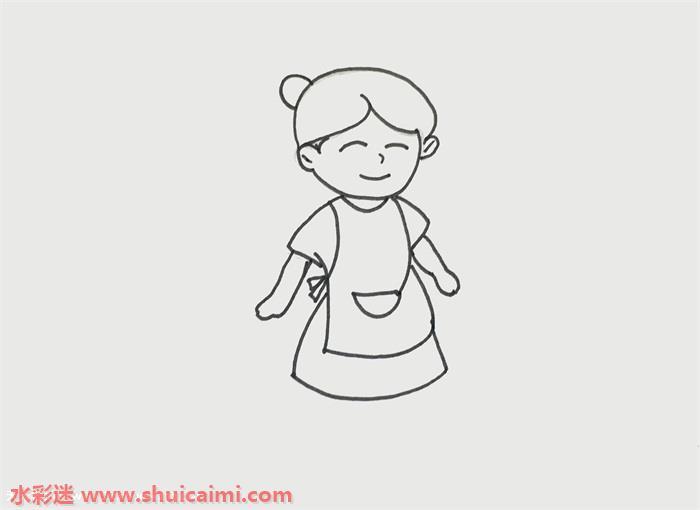 妈妈怎么画 妈妈简笔画图片大全彩色