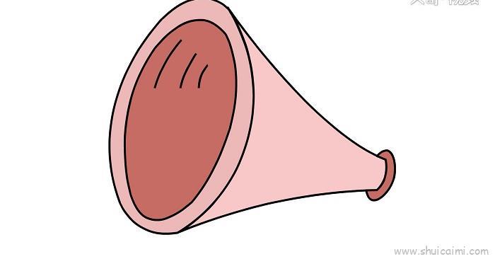 喇叭儿童画怎么画 喇叭简笔画好看