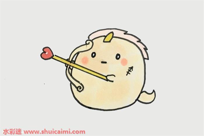射手座怎么画 射手座简笔画简单又漂亮