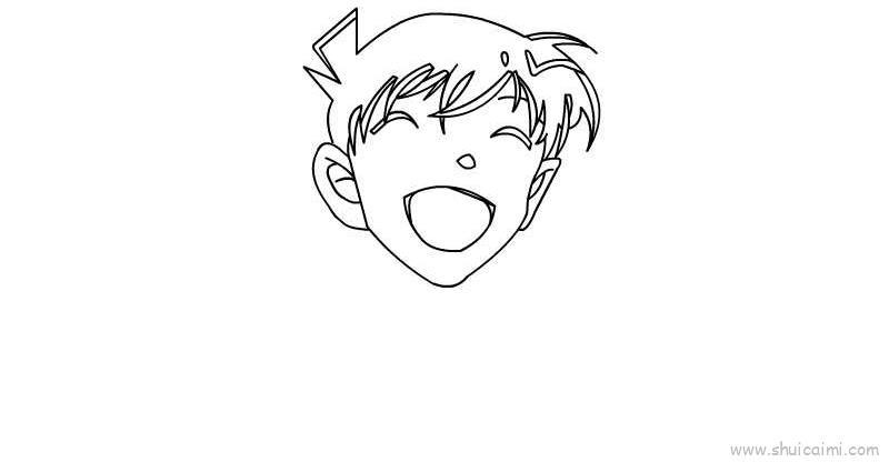 工藤新一儿童画怎么画 工藤新一简笔画好看