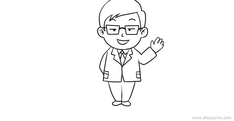医生儿童画怎么画 医生简笔画画法