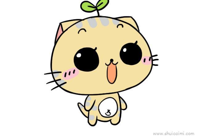 CC猫儿童画怎么画 CC猫简笔画图片大全
