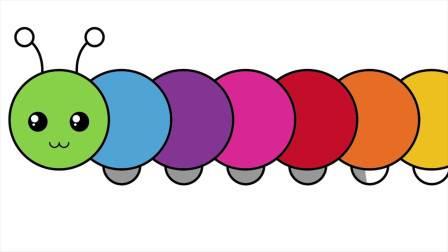 毛毛虫简笔画 毛毛虫简笔画带颜色