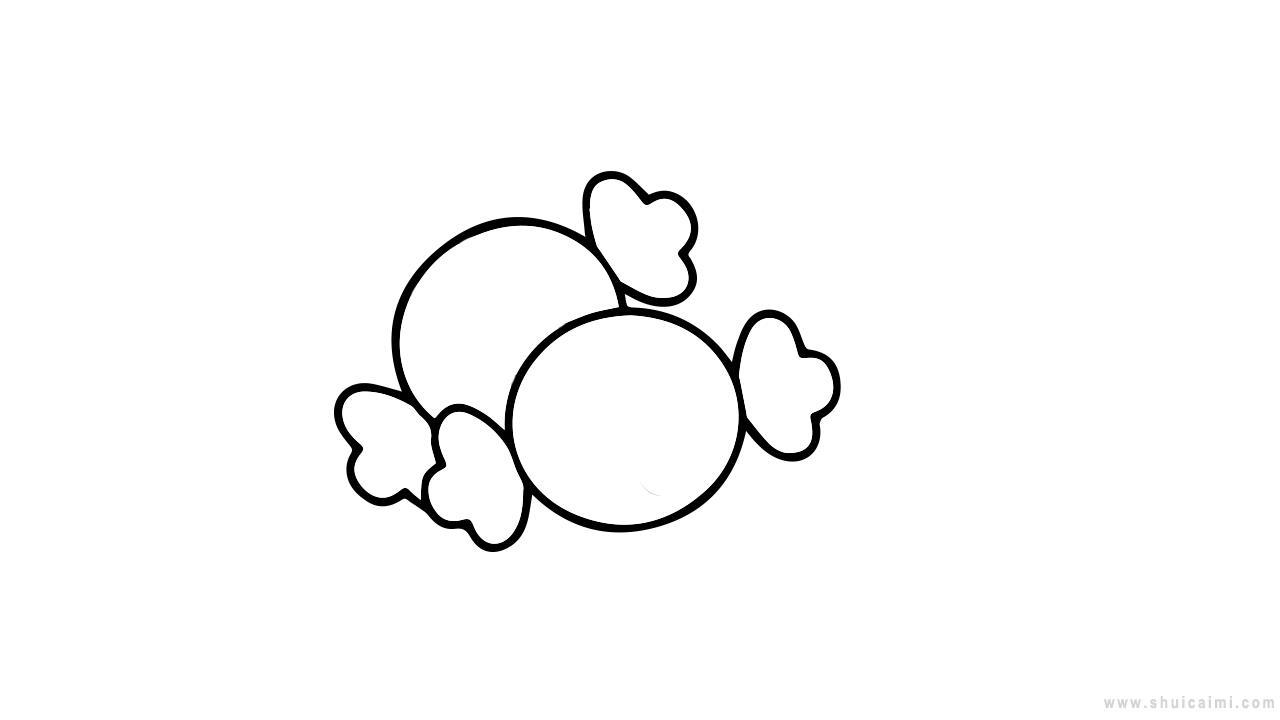 教你怎么画可爱的彩色糖果简笔画，超简单