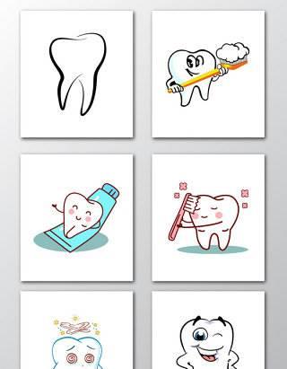 爱牙日简笔画图片 爱牙日绘画简单又漂亮