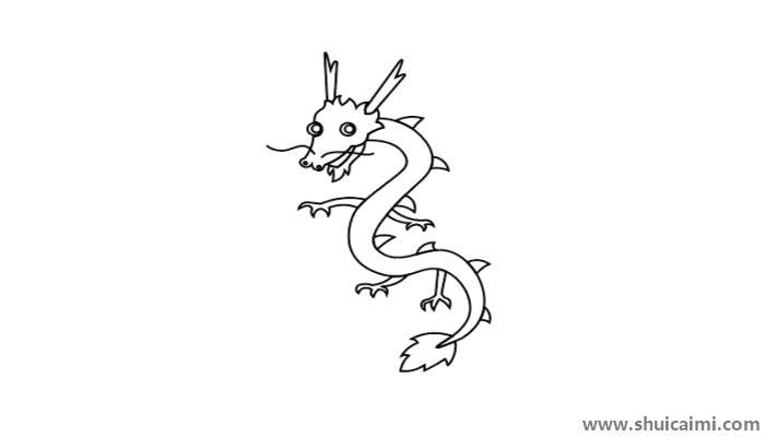 龙简笔画怎么画 龙简笔画简单