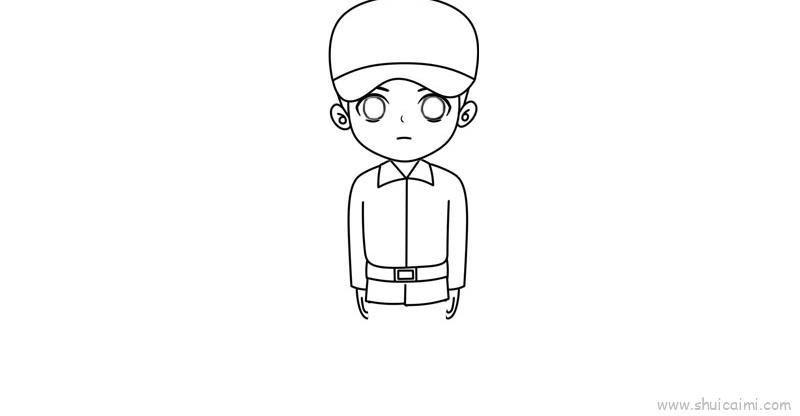 世界安全日儿童画怎么画 世界安全日简笔画图片